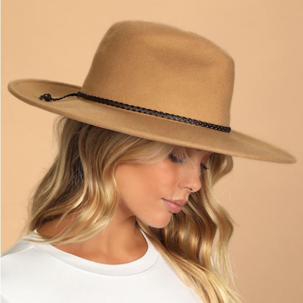 Lulus Camel Felt Tan Women's Hat